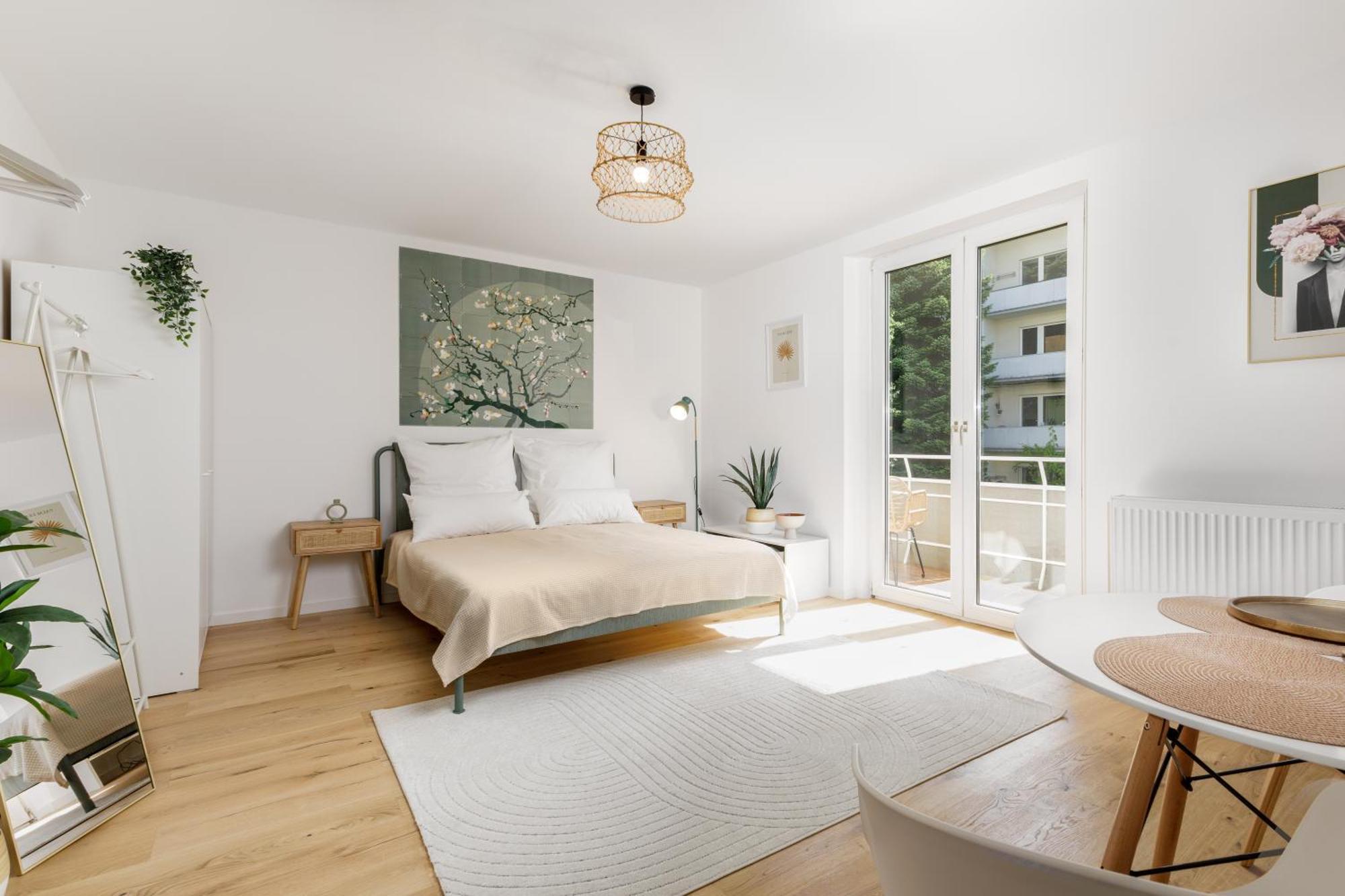 Design-Apartment In Linz Mit Netflix & Balkon Экстерьер фото